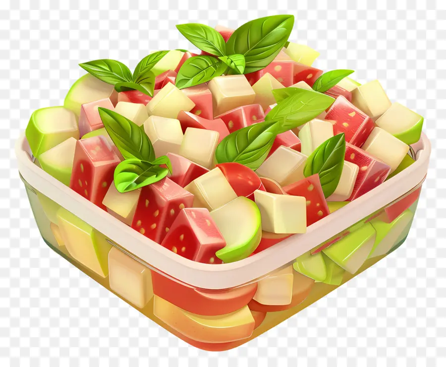 Salad Waldorf，Salad Buah PNG