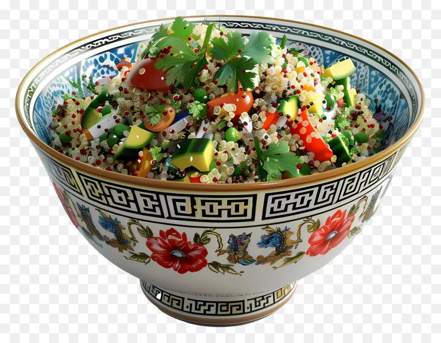 Salad Quinoa，Mangkuk PNG