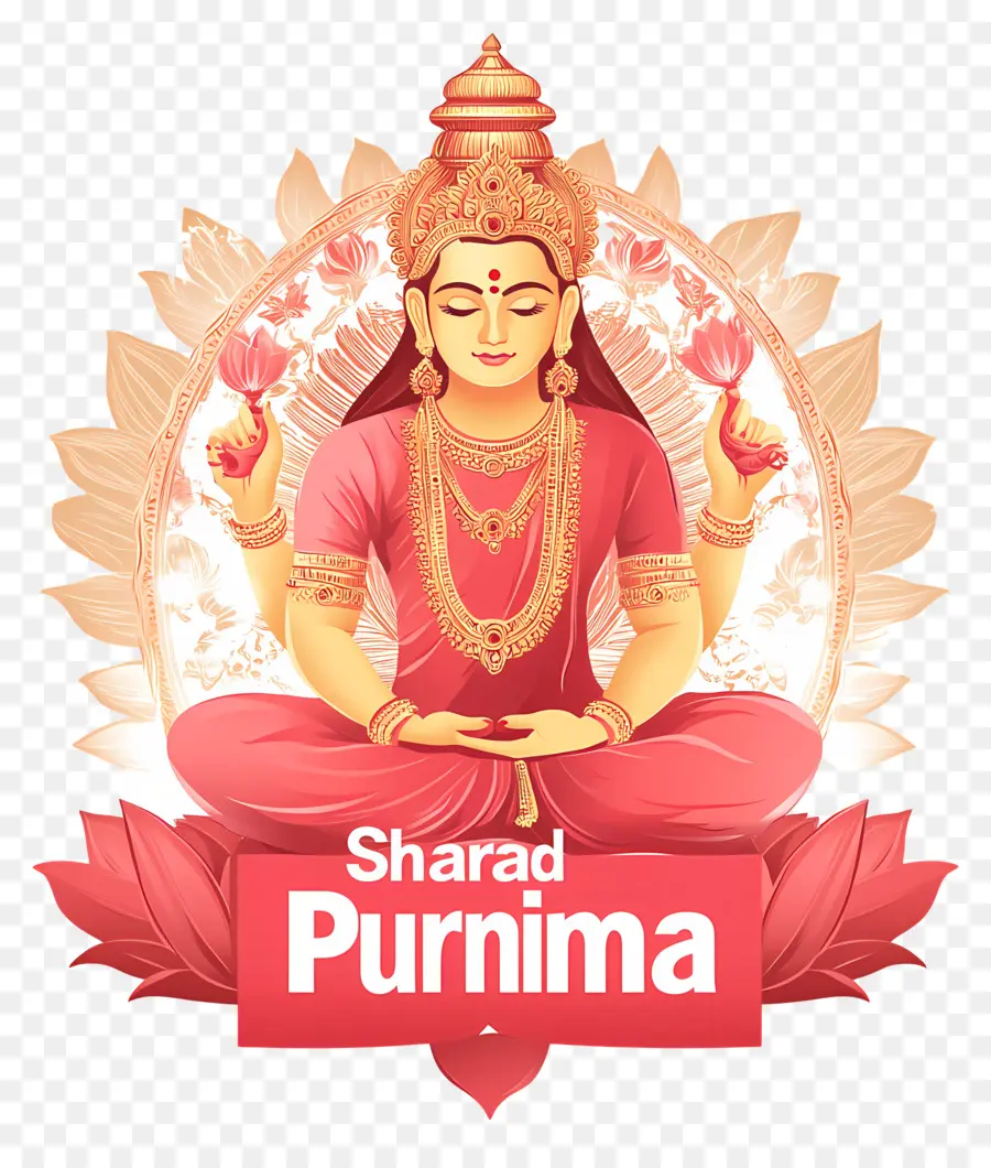 Syarad Purnima，Ilustrasi Dewi PNG