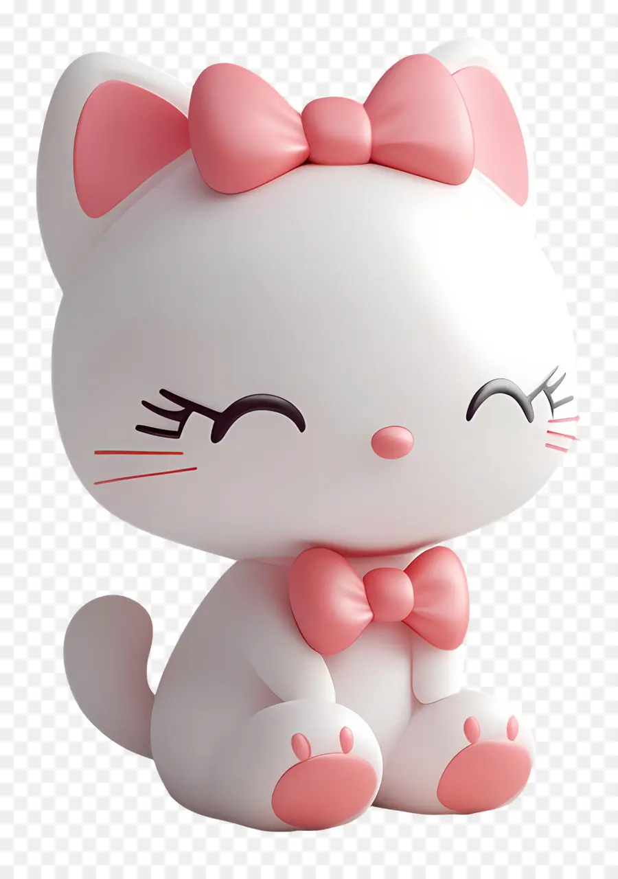 Stiker Hello Kitty，Kucing Lucu PNG