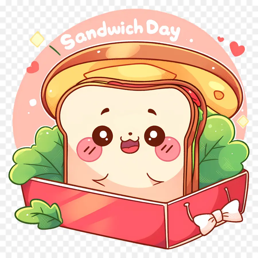 Hari Sandwich Nasional，Sandwich Yang Lucu PNG