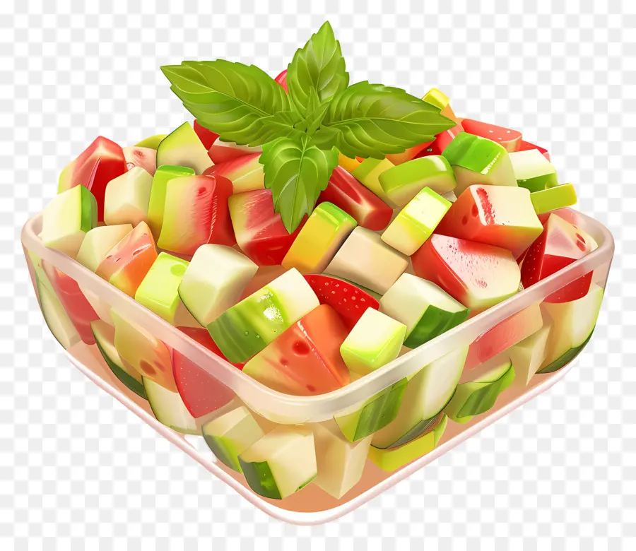 Salad Waldorf，Salad Buah PNG