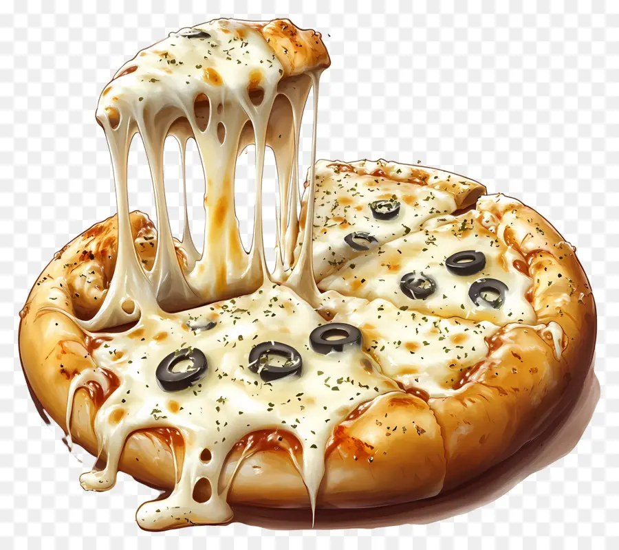 Tarikan Keju，Pizza Keju PNG