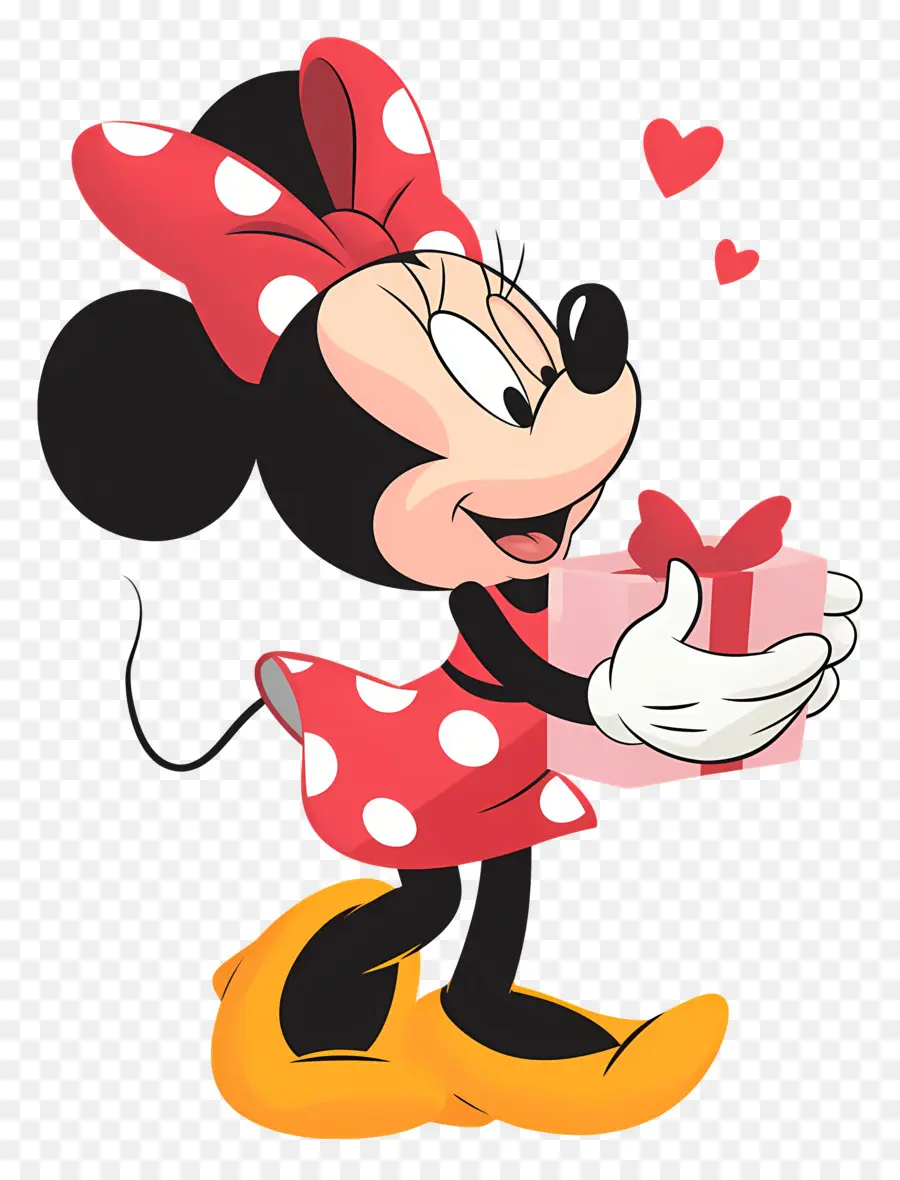 Minnie Tikus，Tikus Kartun Dengan Hadiah PNG