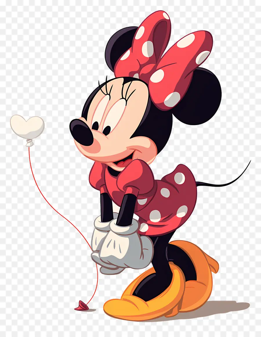 Minnie Tikus，Tikus Kartun Dengan Cupcake PNG