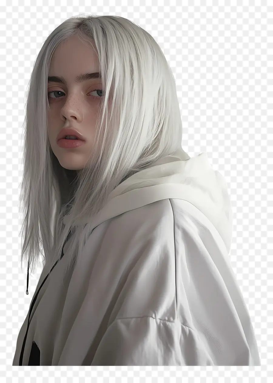 Billie Eilish，Orang Dengan Rambut Putih PNG