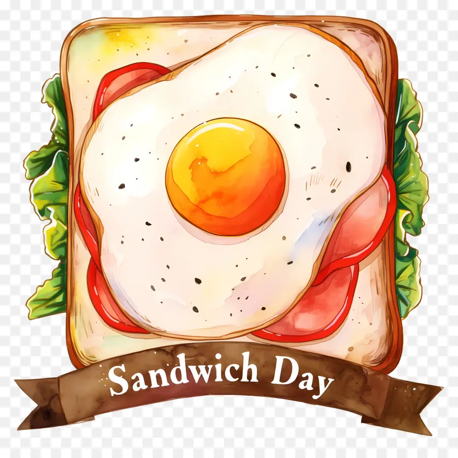 Hari Sandwich Nasional，Sandwich Dengan Telur PNG