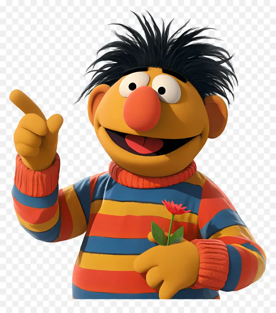 Ernie，Boneka Oranye PNG