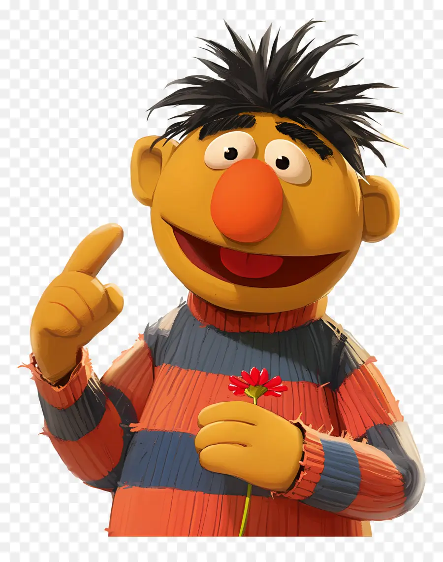 Ernie，Boneka Oranye PNG