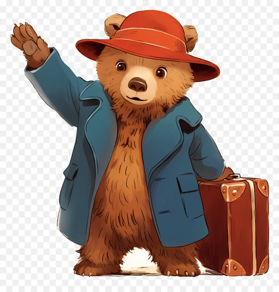 Paddington，Beruang Kartun PNG