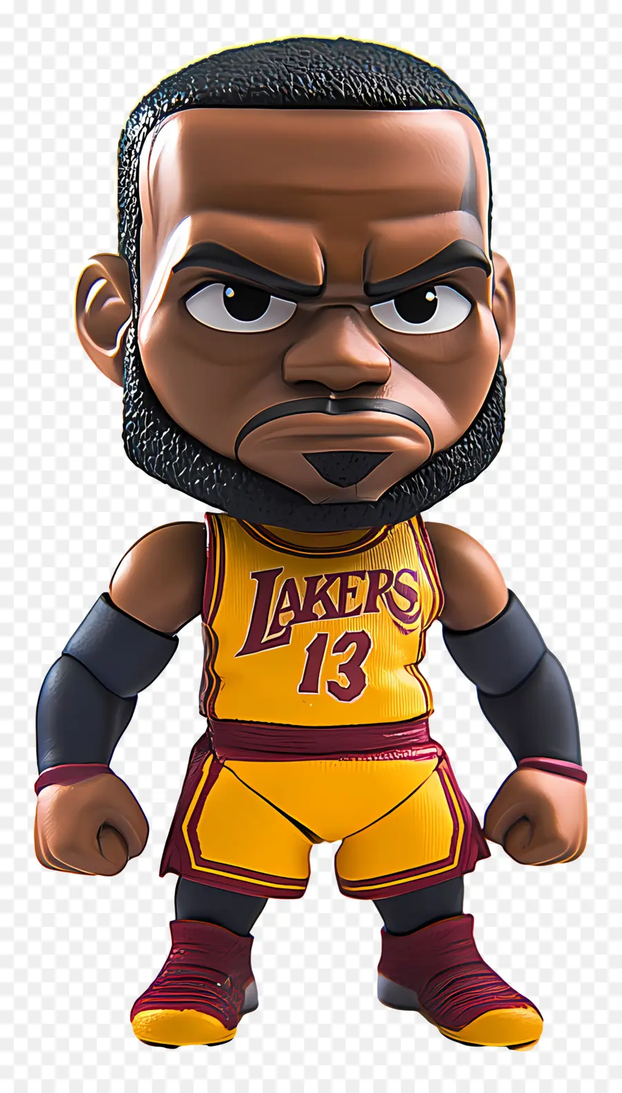 Lebron James，Karakter Chibi PNG