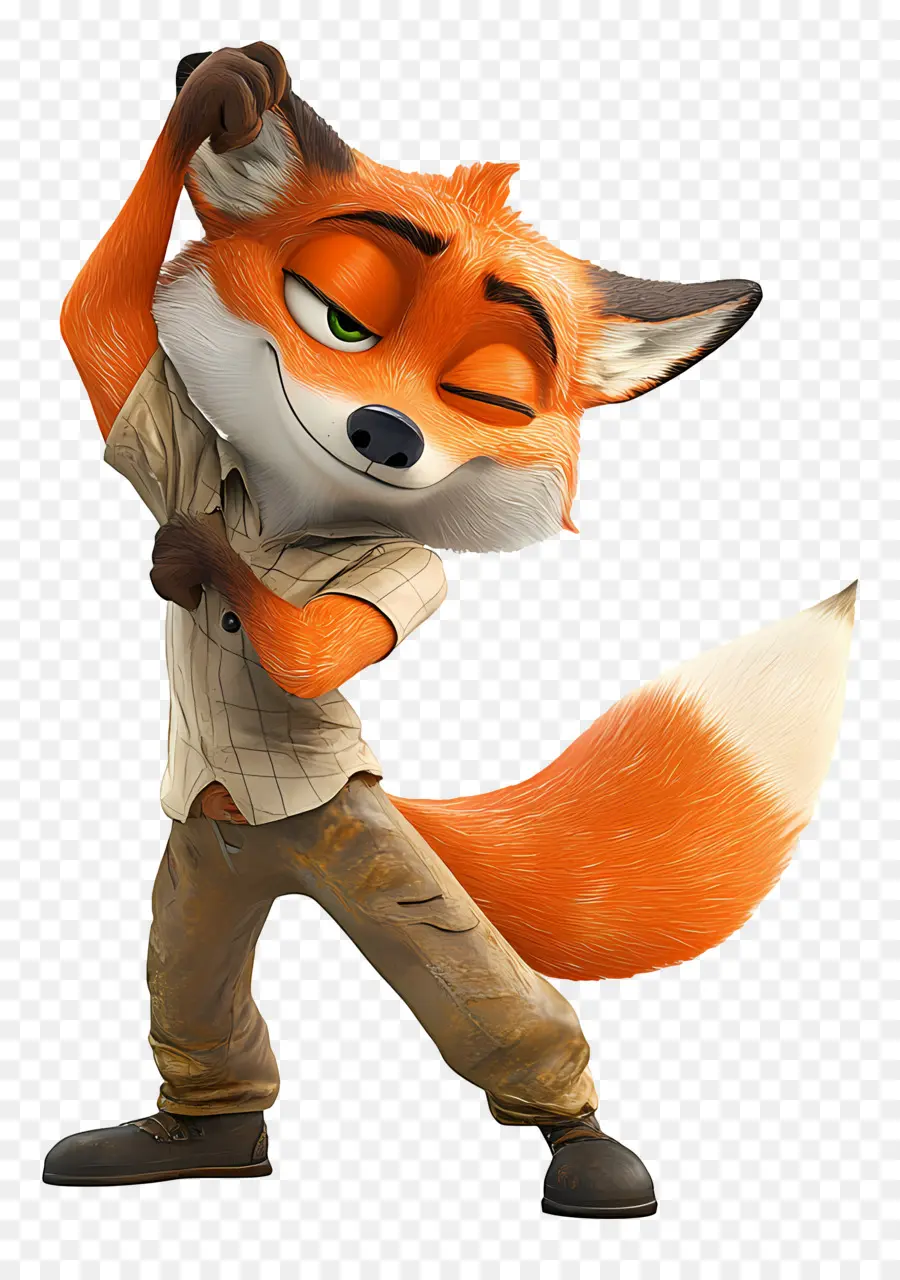 Nick Wilde，Kartun Rubah PNG