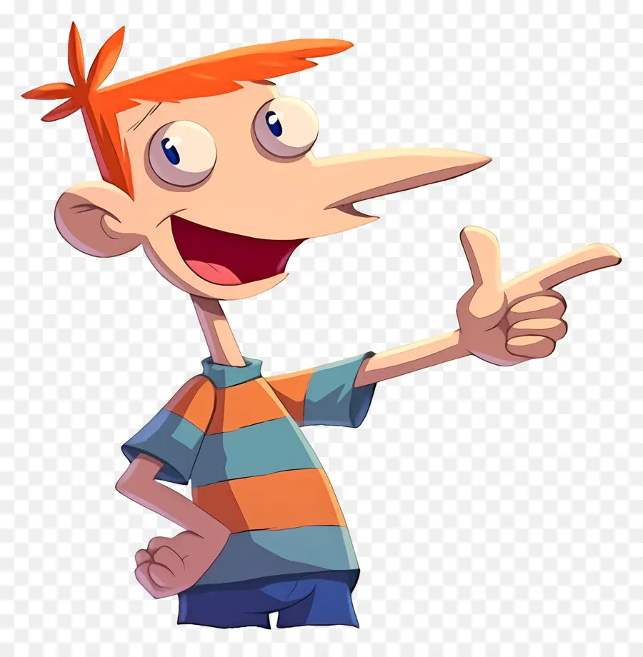 Phineas Flynn，Bocah Kartun Dengan Rambut Oranye PNG