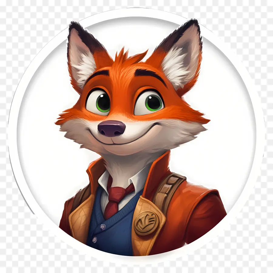 Nick Wilde，Kartun Rubah PNG