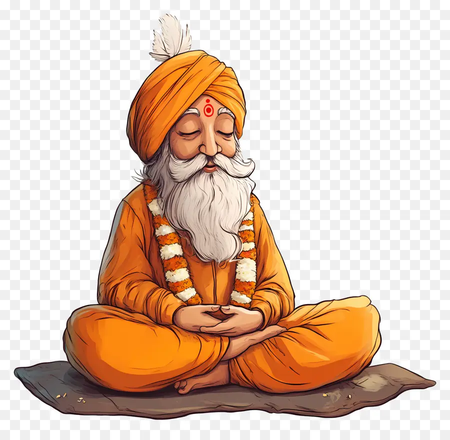 Guru Nanak Jayanti，Sosok Meditasi PNG