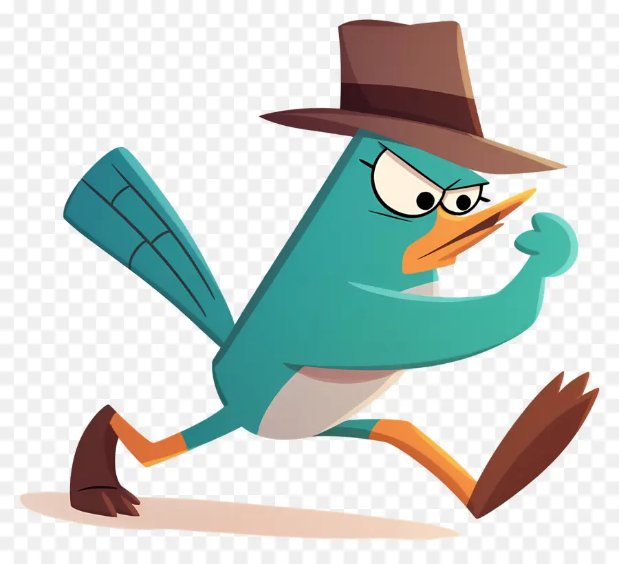 Perry Si Platipus，Platipus Biru PNG