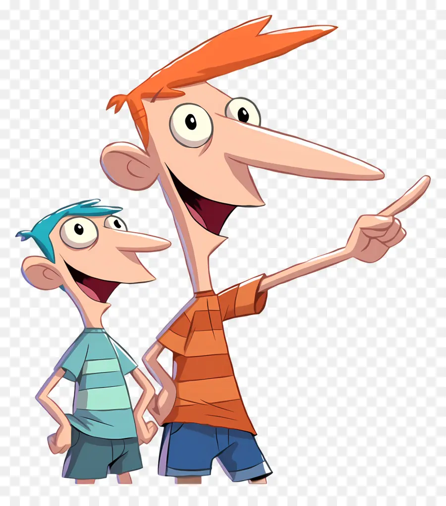 Phineas Flynn，Kartun Anak Laki Laki PNG