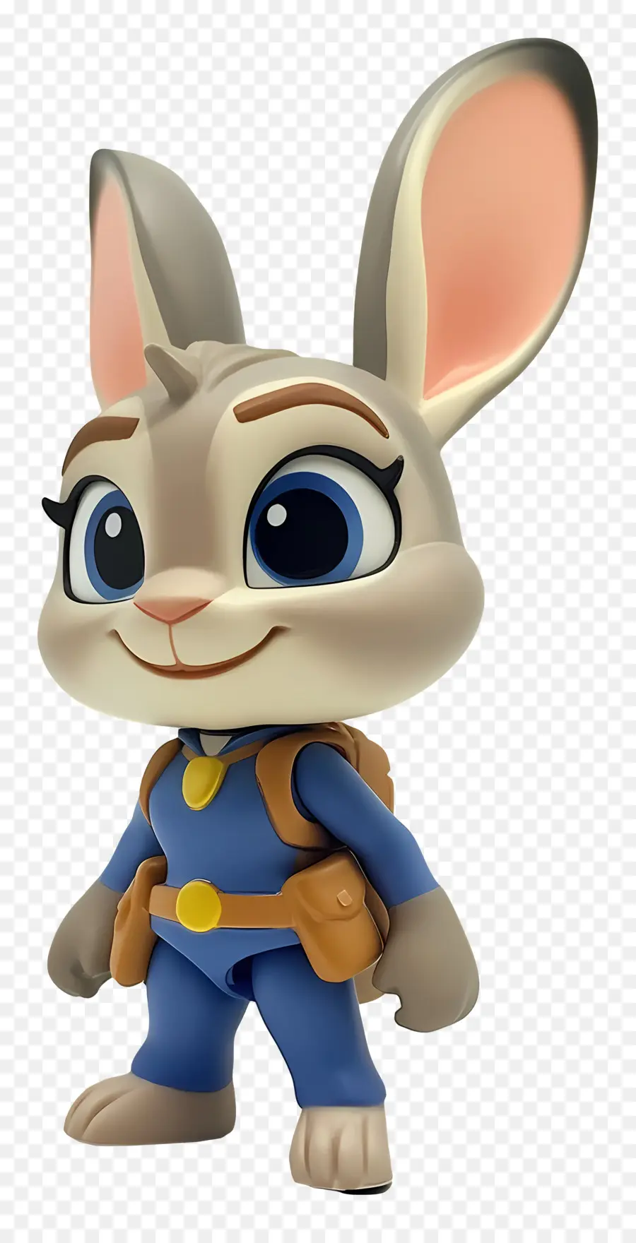 Judy Hopps，Kelinci Kartun Dengan Setelan Biru PNG