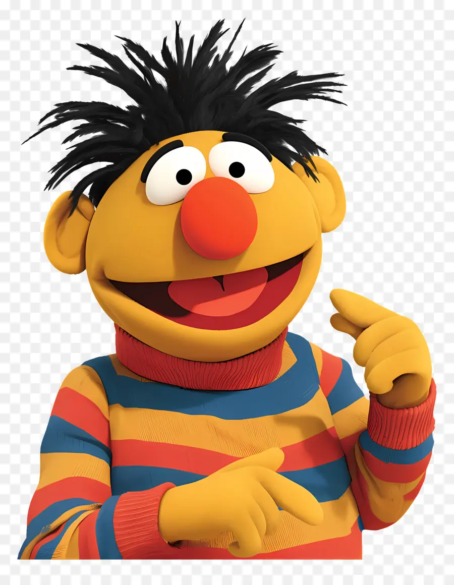 Ernie，Boneka Oranye PNG