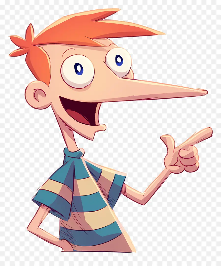 Phineas Flynn，Bocah Kartun Dengan Rambut Oranye PNG