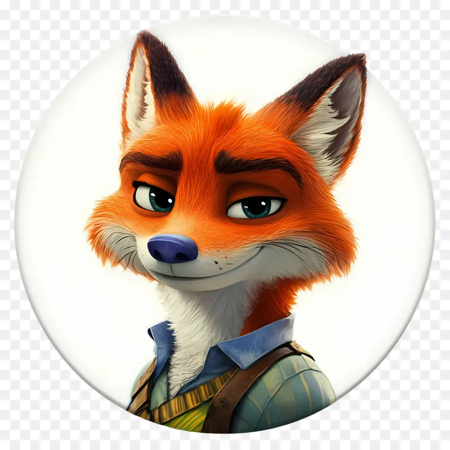 Nick Wilde，Kartun Rubah PNG