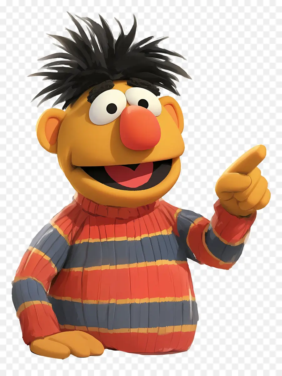 Ernie，Boneka Oranye PNG