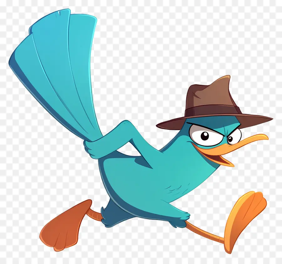 Perry Si Platipus，Platipus Biru PNG