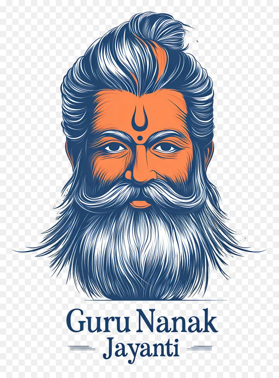 Guru Nanak Jayanti，Potret Guru Nanak PNG