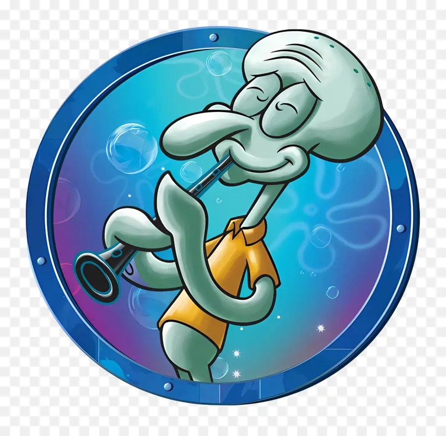 Tentakel Squidward，Spongebob PNG