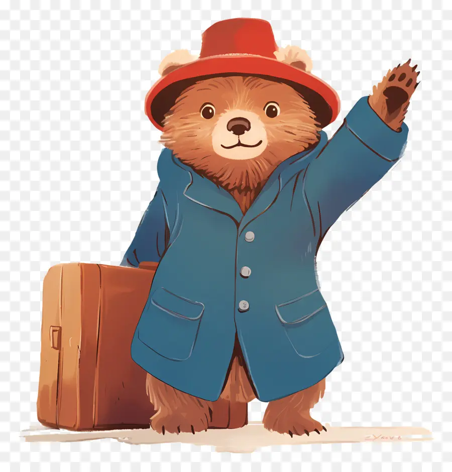 Paddington，Beruang Kartun PNG