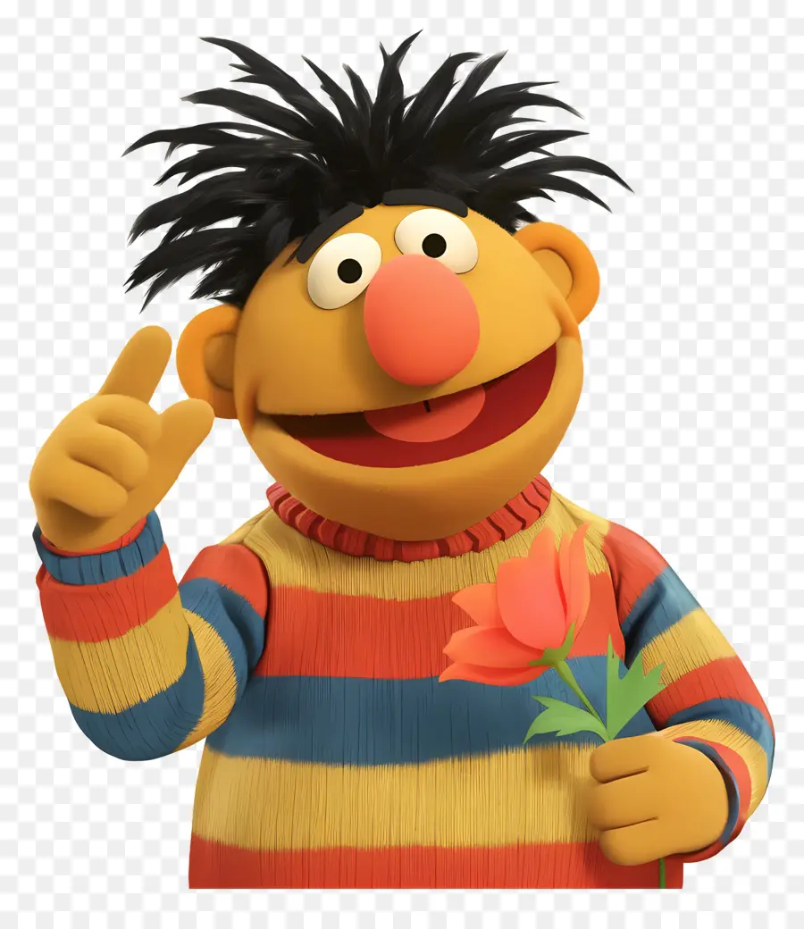 Ernie，Boneka Oranye PNG