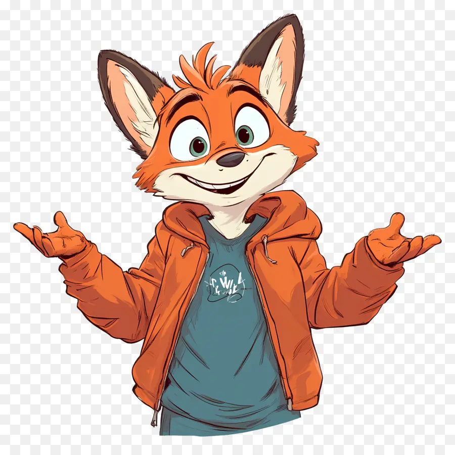 Nick Wilde，Kartun Rubah PNG