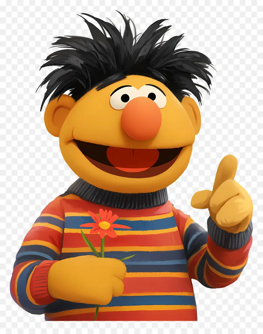 Ernie，Boneka Oranye PNG