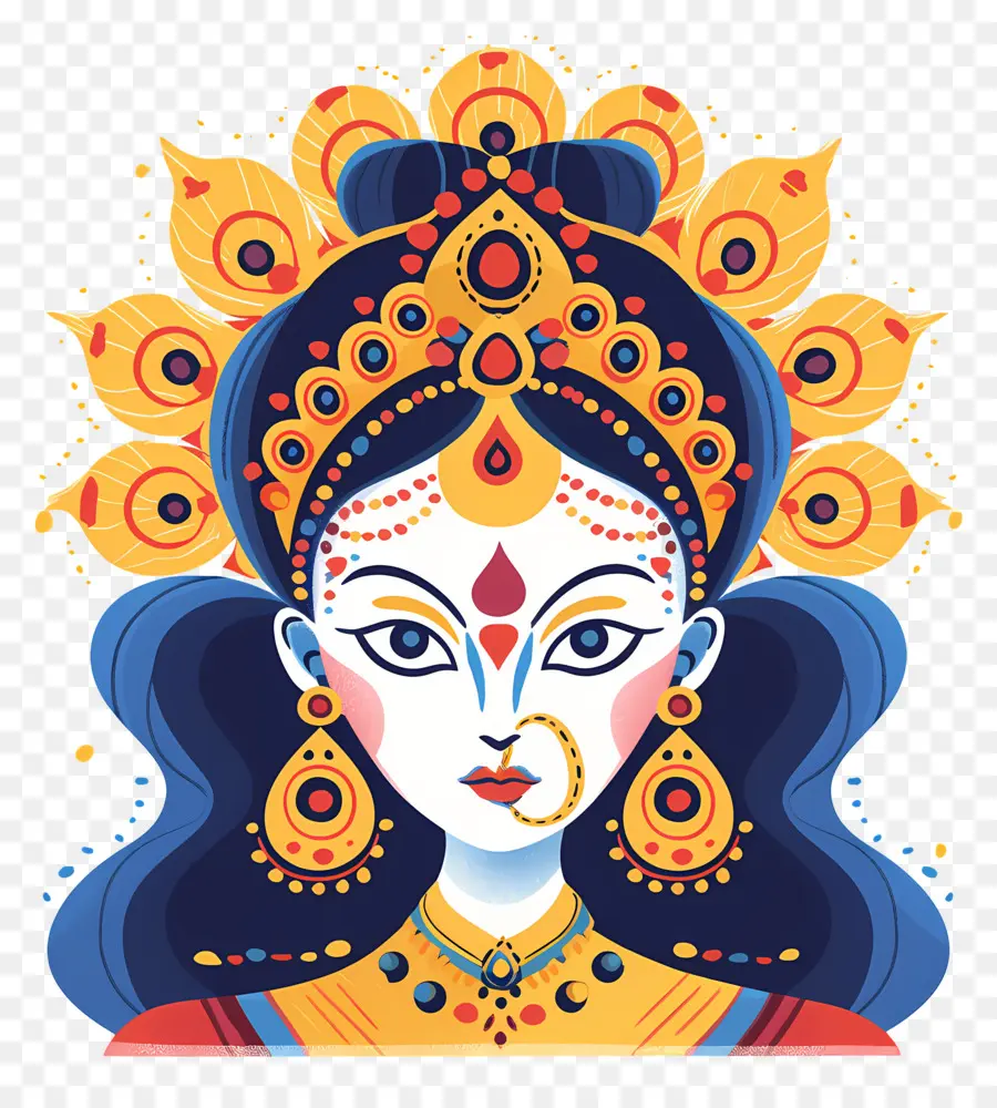 Dussehra，Dewi Biru PNG