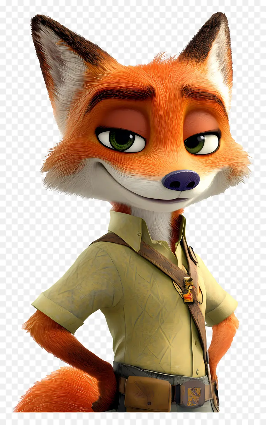 Nick Wilde，Kartun Rubah PNG