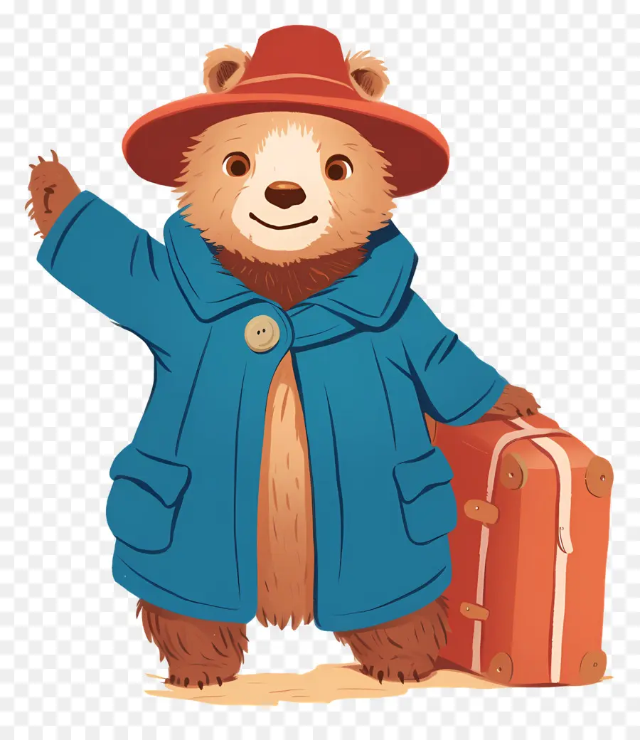 Paddington，Beruang Kartun PNG