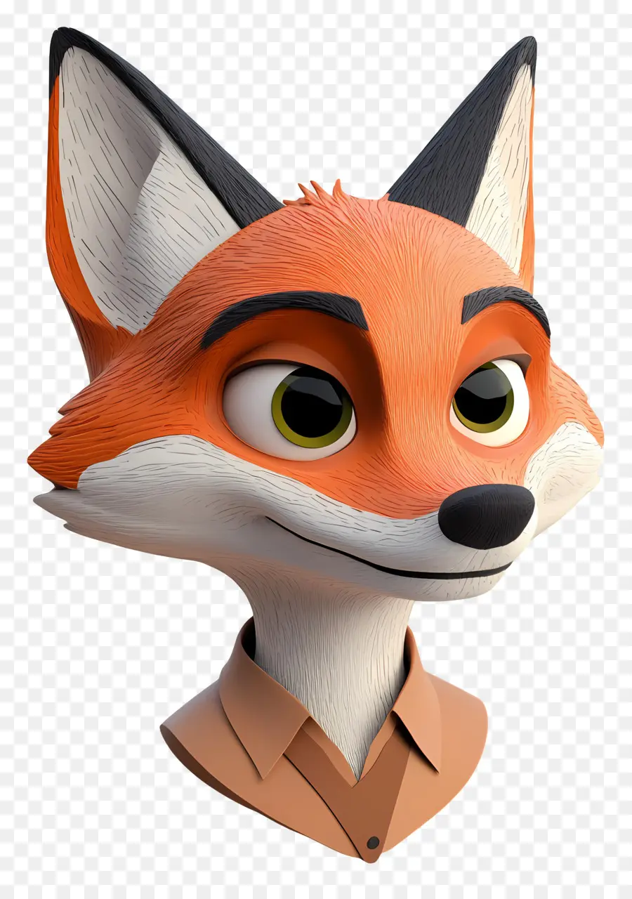 Nick Wilde，Kartun Rubah PNG