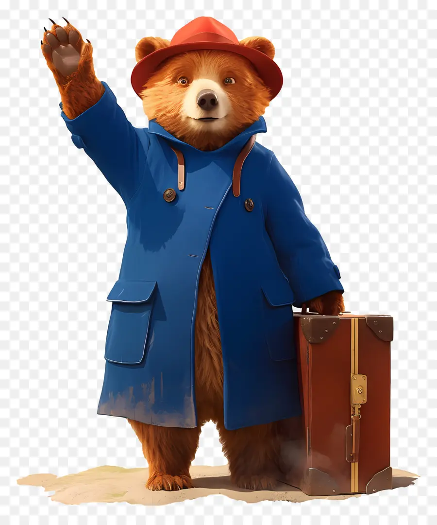 Paddington，Beruang Kartun PNG