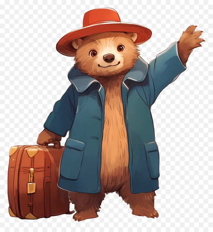 Paddington，Beruang Kartun PNG