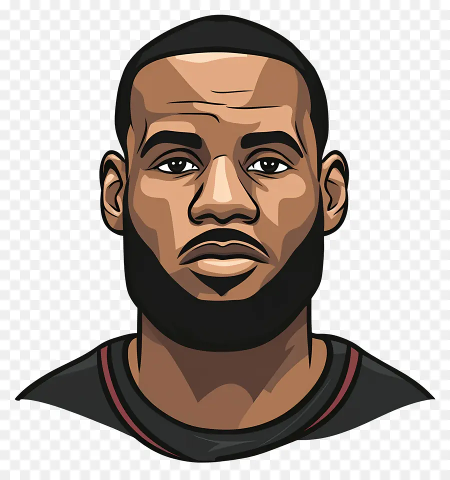 Lebron James，Ilustrasi Potret PNG