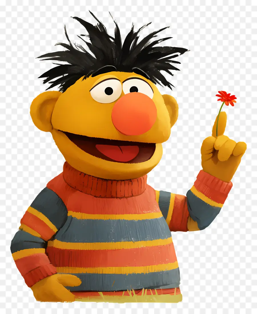 Ernie，Boneka Oranye PNG