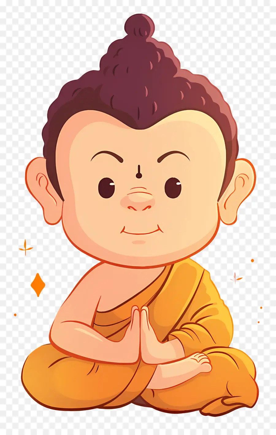 Budha，Biksu Yang Tersenyum PNG