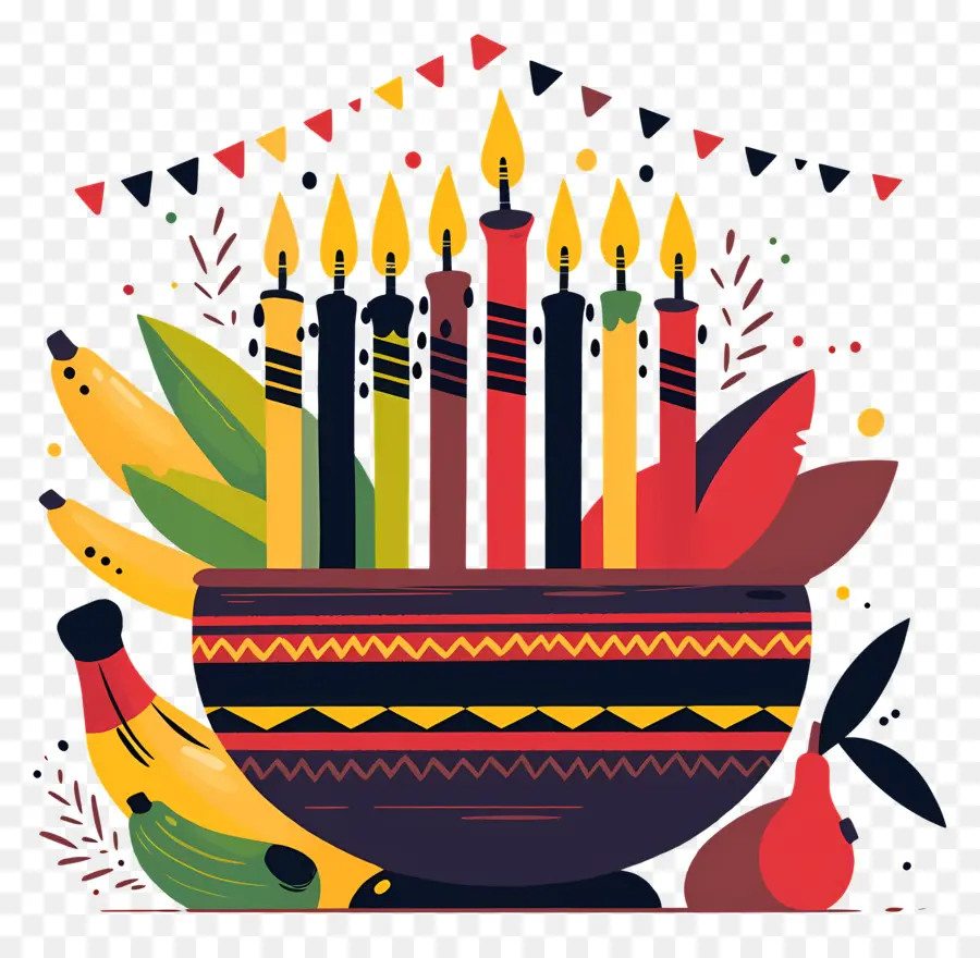 Selamat Kwanzaa，Kwanzaa Kinara PNG