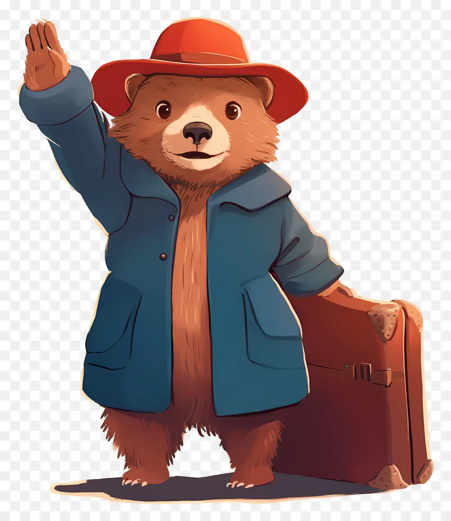 Paddington，Beruang Kartun PNG