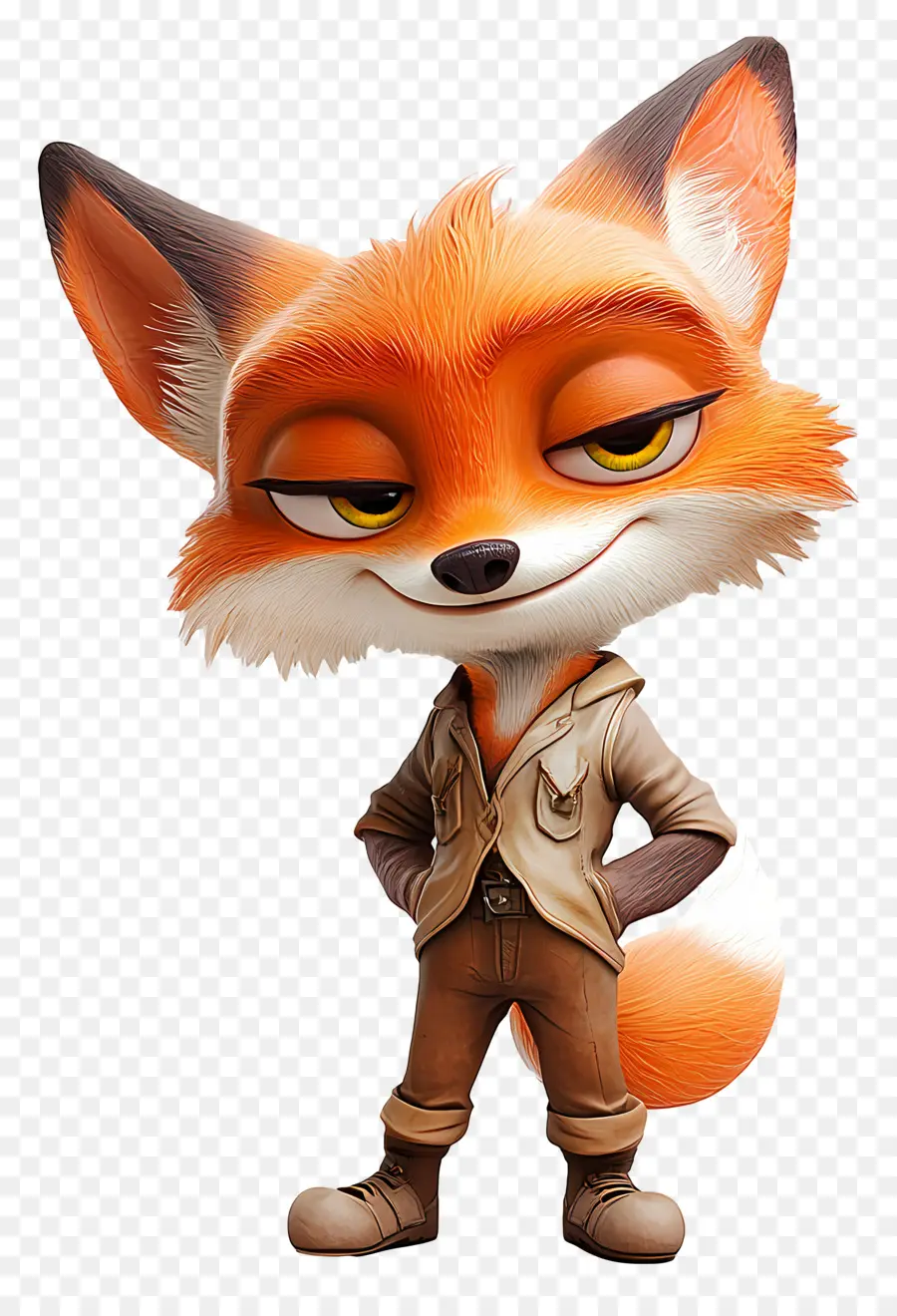 Nick Wilde，Kartun Rubah PNG