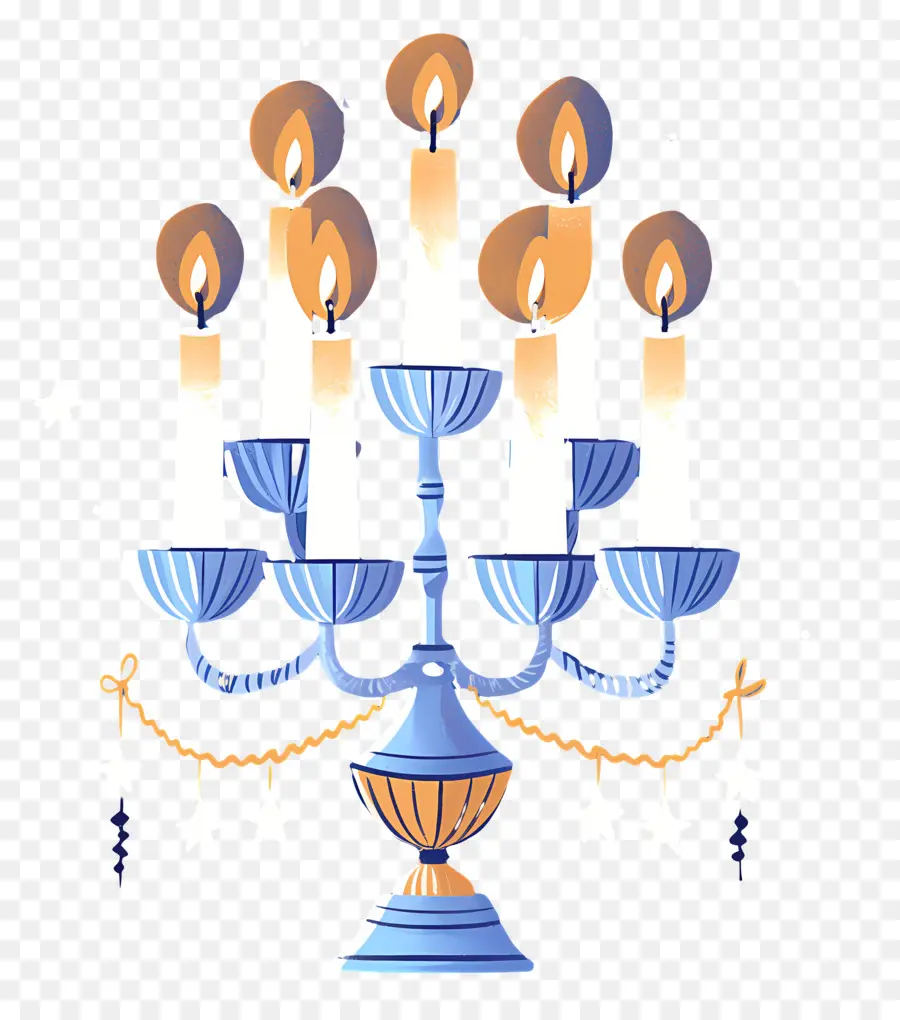 Hanukkah，Menorah PNG