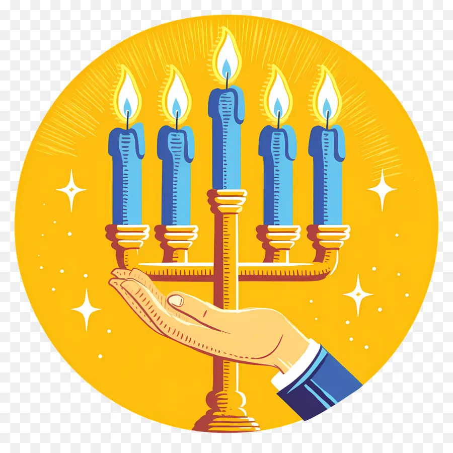 Menorah Hanukkah，Menorah PNG