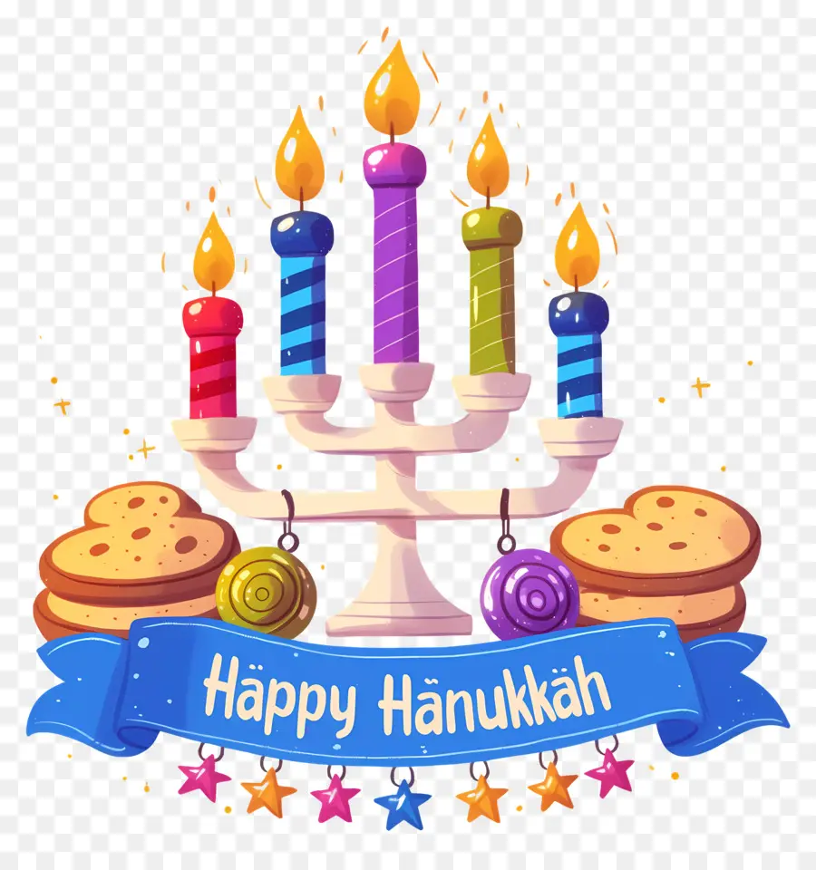 Menorah Hanukkah，Perayaan Hanukkah PNG