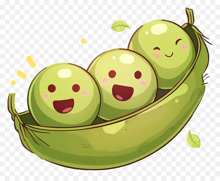 Kacang Polong Kawaii，Selamat Kacang Polong PNG