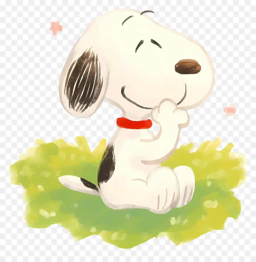 Musim Semi Yang Snoopy，Anjing Kartun PNG